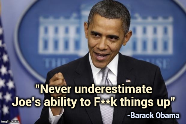 He'll deny it now , but . . . | "Never underestimate Joe's ability to F**k things up"; -Barack Obama | image tagged in barack obama,endorsement,creepy joe biden,democrats,democratic convention | made w/ Imgflip meme maker