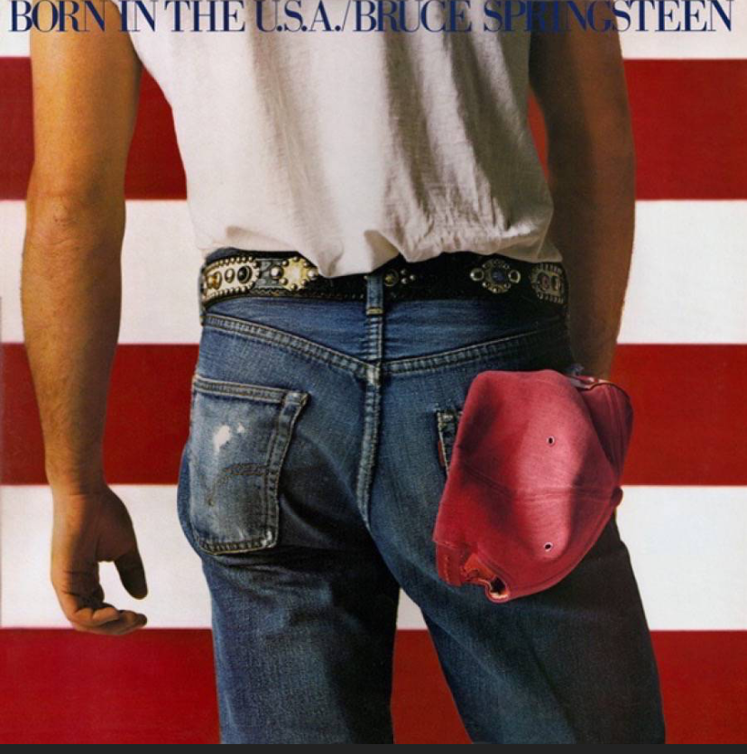 High Quality Springsteen Born in the USA Blank Meme Template