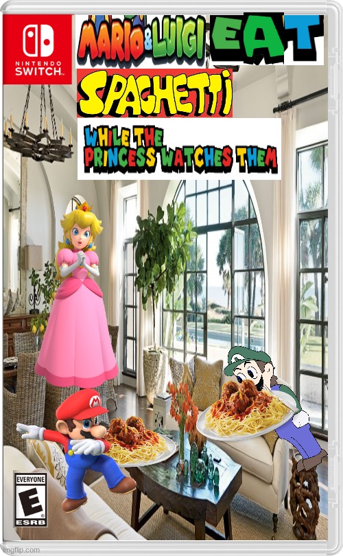 yummy | image tagged in yummy,mario,eating,spaghetti | made w/ Imgflip meme maker