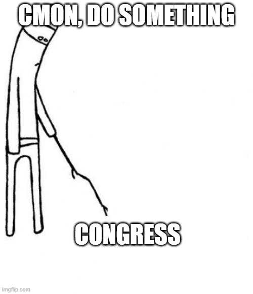 c'mon do something | CMON, DO SOMETHING; CONGRESS | image tagged in c'mon do something | made w/ Imgflip meme maker