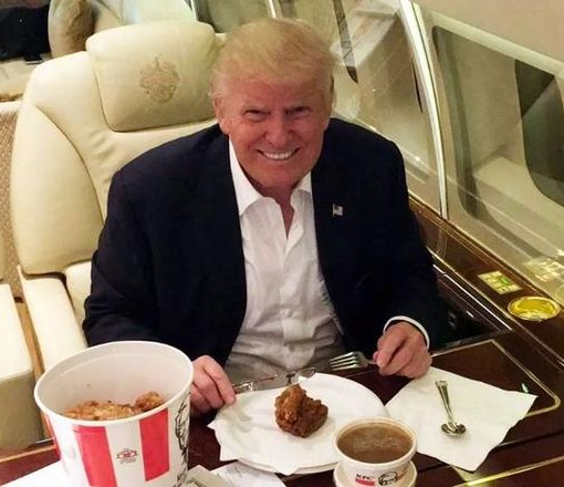 Trump Kentucky Fried Chicken Blank Meme Template