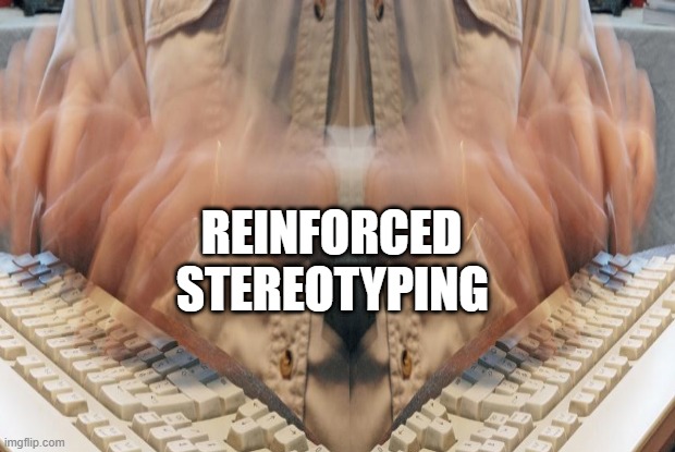 REINFORCED STEREOTYPING | made w/ Imgflip meme maker