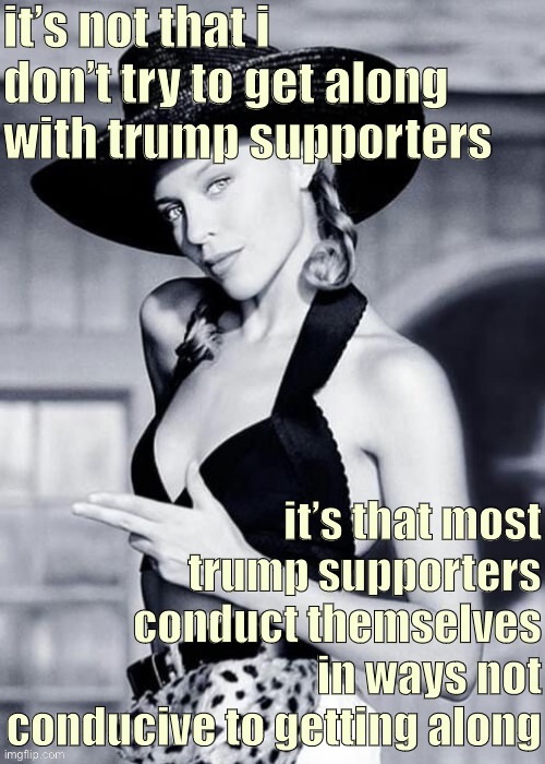 Comments disabled to encourage listening. Also: #NotAllTrumpSupporters. I do get along with some. | image tagged in trump supporters,trump supporter,election 2020,meme comments,politics,getting respect giving respect | made w/ Imgflip meme maker