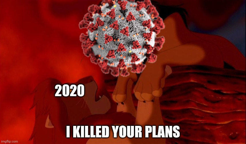 and here's my little secret... | 2020; I KILLED YOUR PLANS | image tagged in i killed mufasa,memes,coronavirus,covid-19,covidiots,lockdown | made w/ Imgflip meme maker