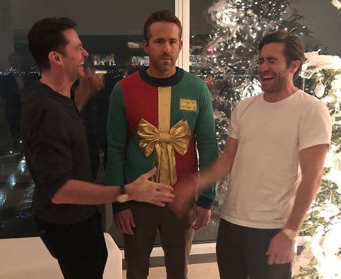 Hugh Jackman Jake Gyllenhaal Ryan Reynolds Blank Meme Template