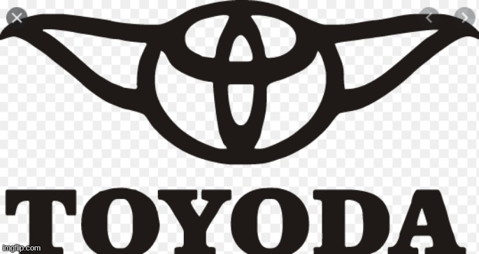 Toyoda | image tagged in toyoda,memes,toyota,yoda,funny logos,star wars | made w/ Imgflip meme maker
