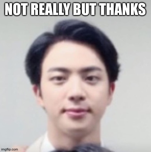 NOT REALLY BUT THANKS | made w/ Imgflip meme maker