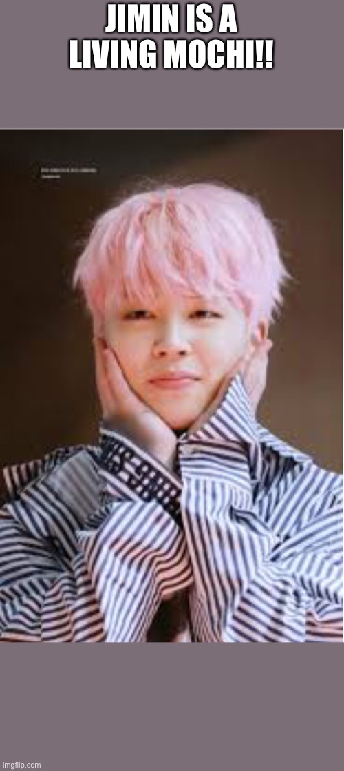 Mochi | JIMIN IS A LIVING MOCHI!! | image tagged in jimin bts | made w/ Imgflip meme maker