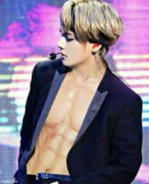 Holy crap... | image tagged in bts v | made w/ Imgflip meme maker