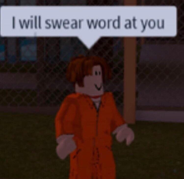 High Quality I will swear word at you Blank Meme Template