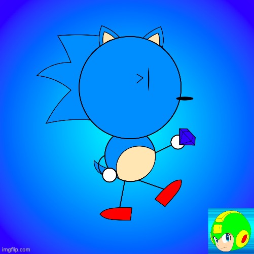 Sonic: The Fastest Thing Alive | image tagged in sonic the hedgehog,fanart | made w/ Imgflip meme maker