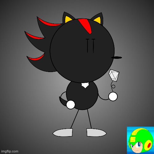 Shadow: The Ultimate Lifeform | image tagged in shadow the hedgehog,fanart | made w/ Imgflip meme maker