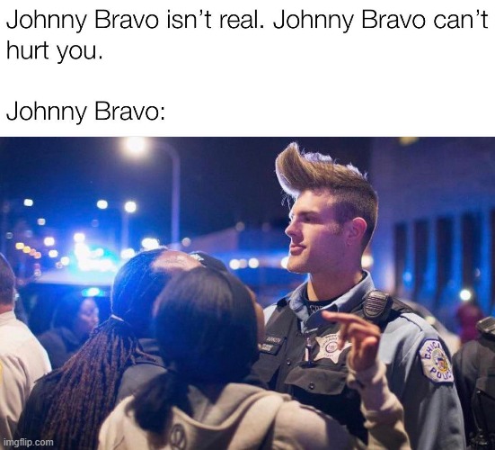 The real Johnny Bravo | image tagged in johnny bravo | made w/ Imgflip meme maker
