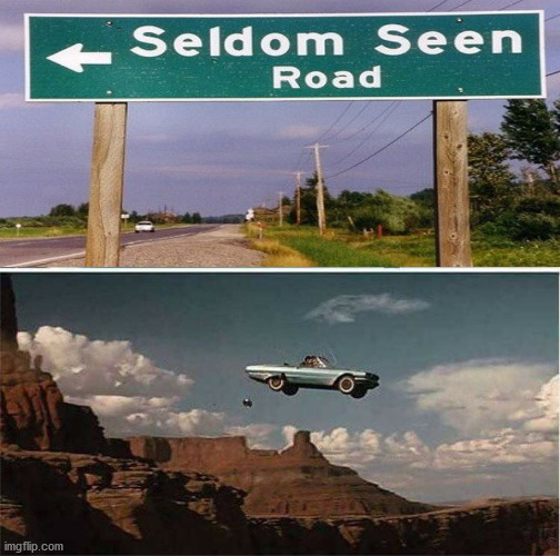 Seldom Seen Rd | image tagged in memes,brace yourselves x is coming,see nobody cares,one does not simply,challenge accepted,the rock driving | made w/ Imgflip meme maker