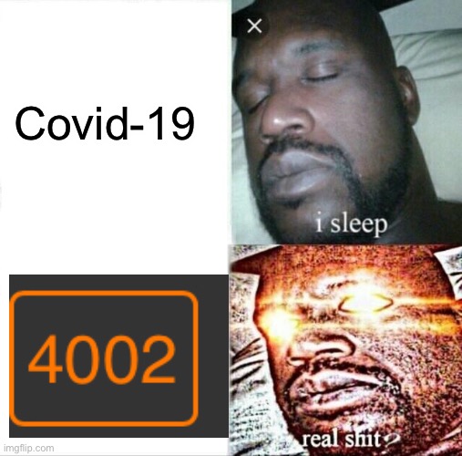 True story | Covid-19 | image tagged in memes,sleeping shaq | made w/ Imgflip meme maker