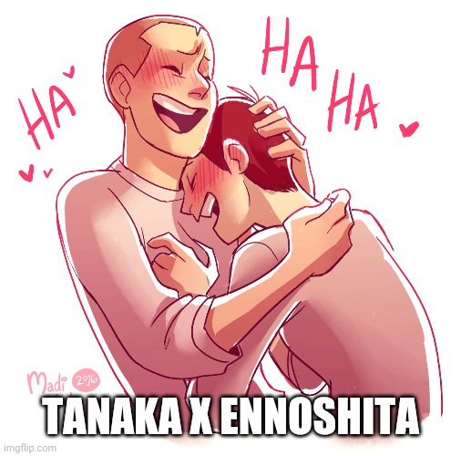 Haikyuu Ship Rant Part 11 | TANAKA X ENNOSHITA | image tagged in haikyuu | made w/ Imgflip meme maker
