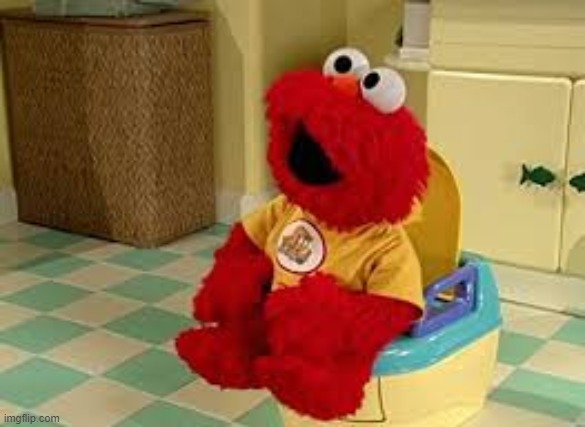 Elmo Potty | image tagged in elmo potty | made w/ Imgflip meme maker