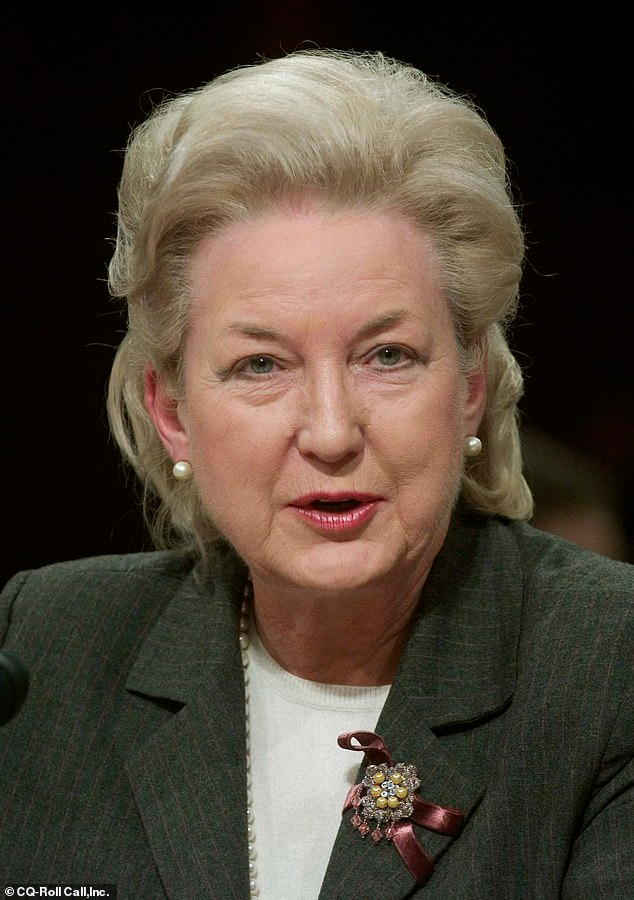 High Quality Federal Judge Maryanne Trump Barry, sister and tax evader Blank Meme Template