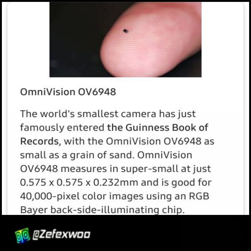 worlds smallest camera Blank Meme Template