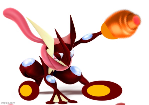 Blaze the Greninja | image tagged in blaze the greninja | made w/ Imgflip meme maker