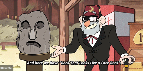 High Quality rock that looks like a face rock Blank Meme Template