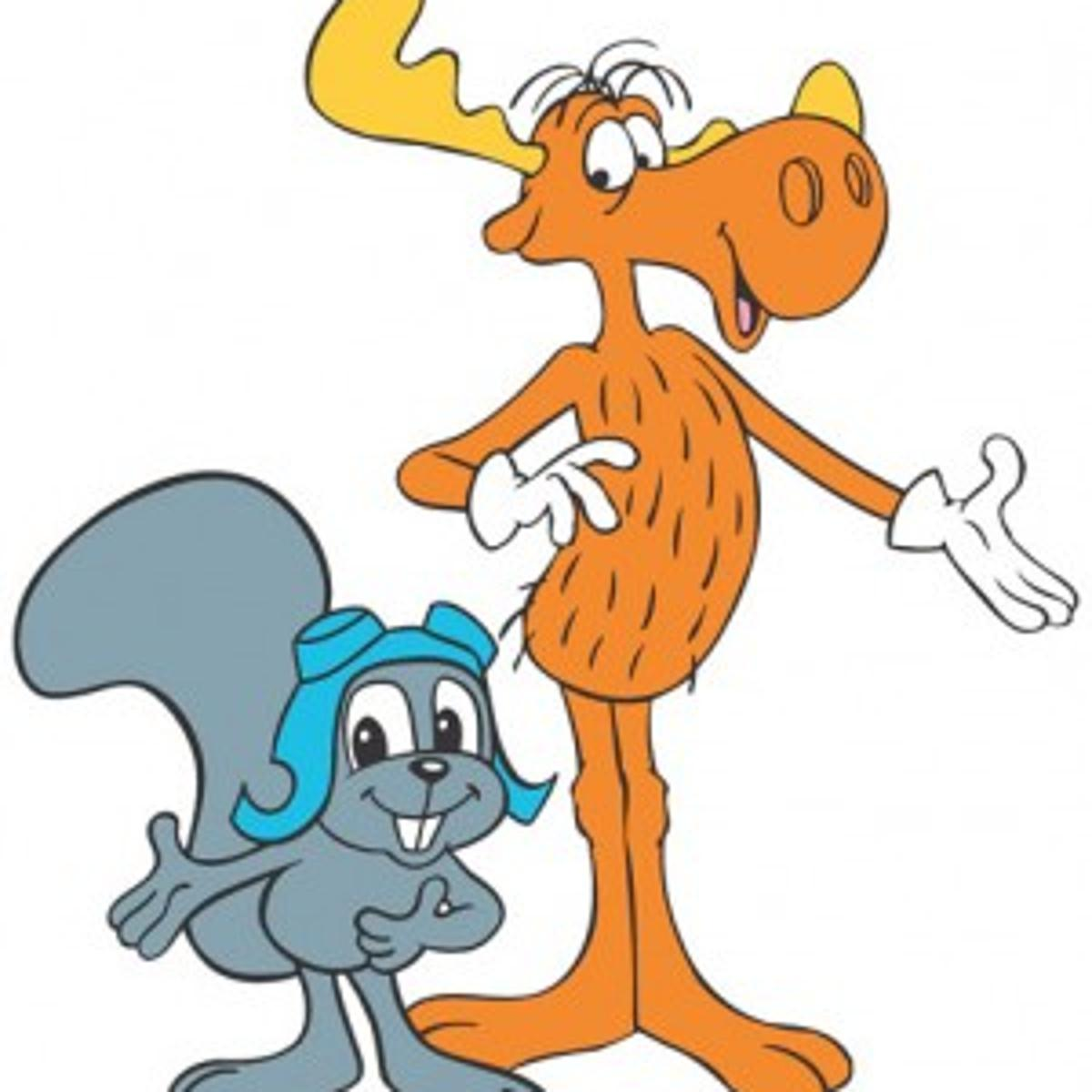 High Quality Rocky and Bullwinkle Blank Meme Template