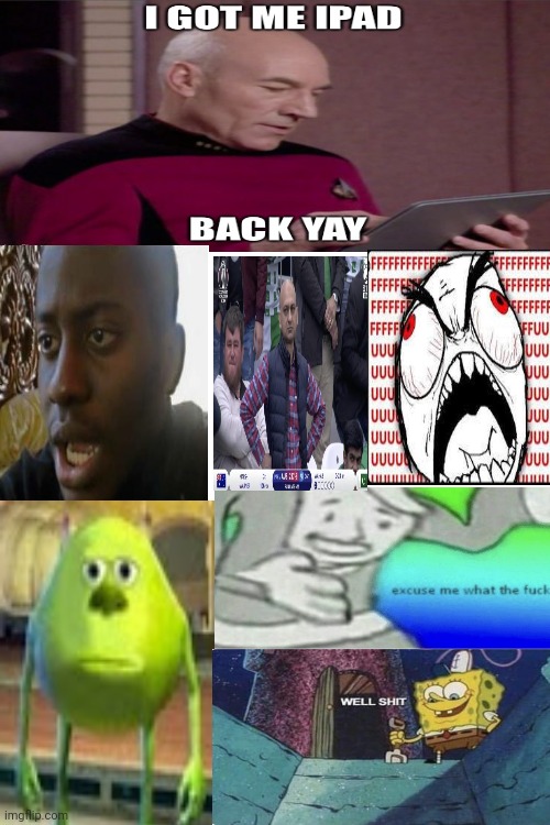 Mason is back fucking damn it!!!!!!! | image tagged in blank white template,memes,sully wazowski,bruh,fffffffuuuuuuuuuuuu,dissapointed black guy | made w/ Imgflip meme maker