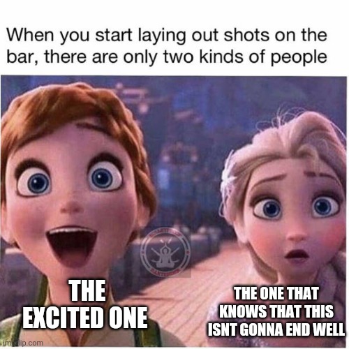 I decided to put this in the dark humor because I frankly dont know because this is a kids movie | THE ONE THAT KNOWS THAT THIS ISNT GONNA END WELL; THE EXCITED ONE | image tagged in funny,macho man | made w/ Imgflip meme maker