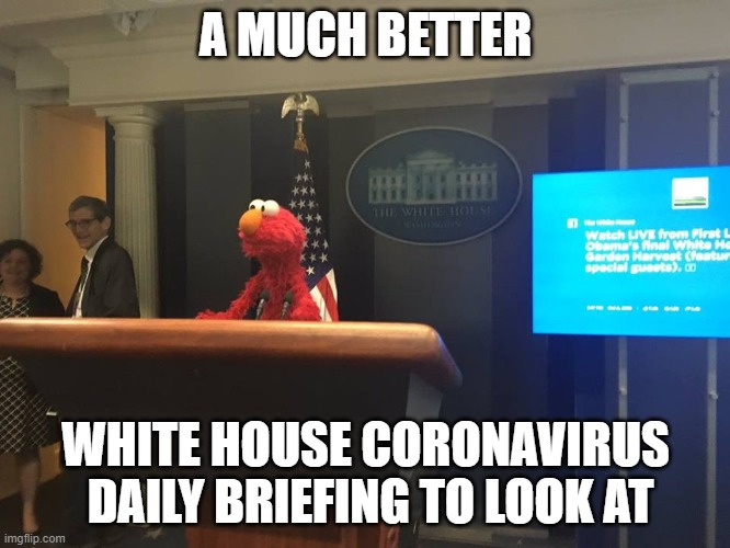 Now that's what i call... | A MUCH BETTER; WHITE HOUSE CORONAVIRUS  DAILY BRIEFING TO LOOK AT | image tagged in no tengo pruebas pero tampoco dudas,politcs,political humor | made w/ Imgflip meme maker