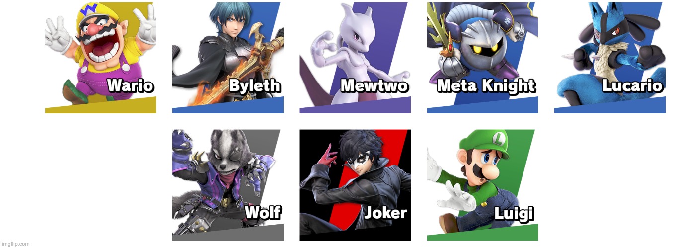 My mains | image tagged in stop reading the tags | made w/ Imgflip meme maker