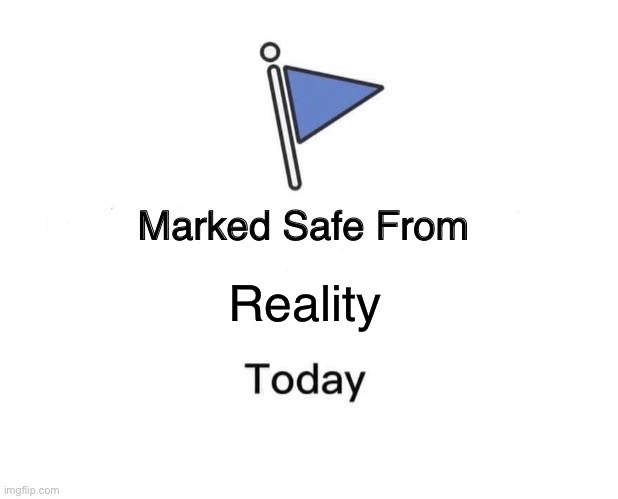 Marked Safe From Meme | Reality | image tagged in memes,marked safe from | made w/ Imgflip meme maker