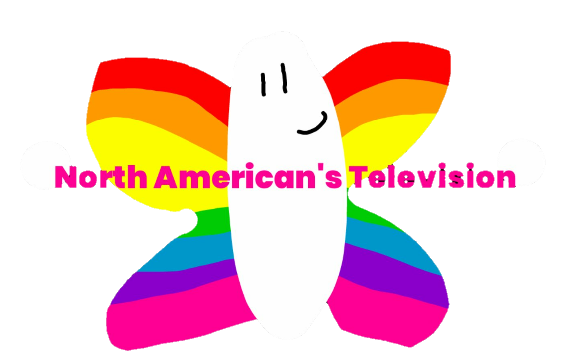 North American's Television Butterfly Logo Blank Meme Template