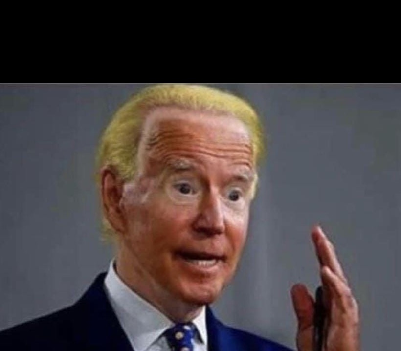 High Quality Joe Biden - Orange Man II Blank Meme Template