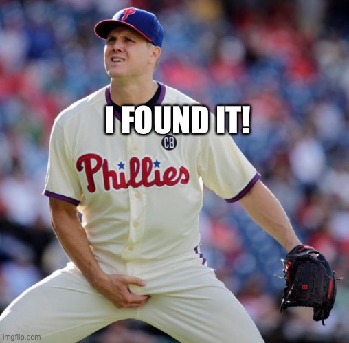 Crotch Grab | I FOUND IT! | image tagged in crotch grab | made w/ Imgflip meme maker