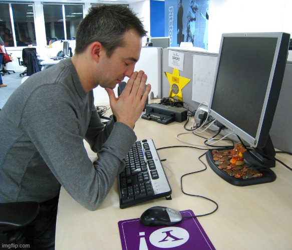 Gamer Praying | image tagged in gamer praying | made w/ Imgflip meme maker