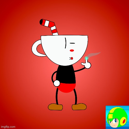 Cuphead: The Run n Gunner | image tagged in cuphead,fanart | made w/ Imgflip meme maker