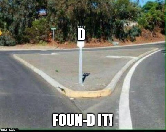 Found it | D FOUN-D IT! | image tagged in found it | made w/ Imgflip meme maker