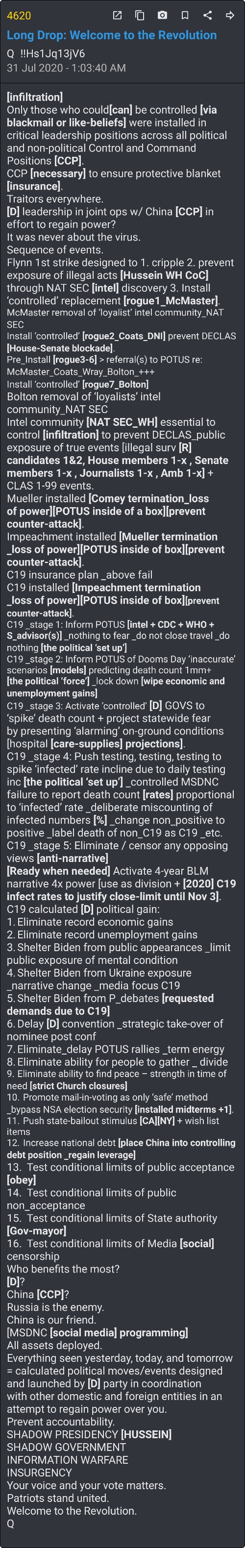 Welcome to the Revolution | image tagged in qdrop,qanon,the great awakening,deep state,sedition,treason | made w/ Imgflip meme maker