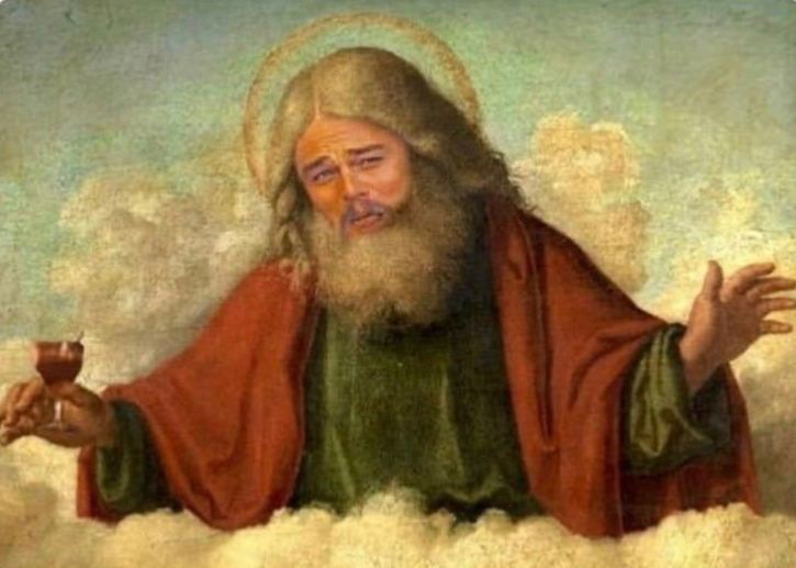 High Quality God Leonardo DiCaprio Blank Meme Template