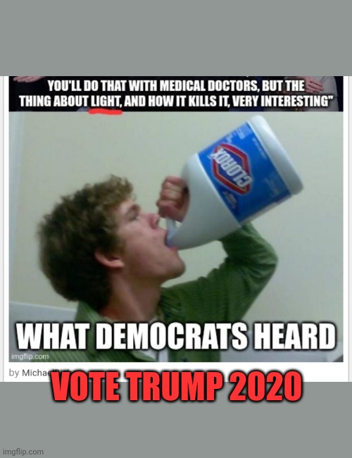 VOTE TRUMP 2020 | made w/ Imgflip meme maker