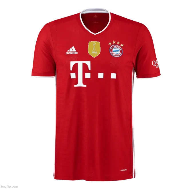 FC Bayern Munich 2020-2021 Home Jersey with FIFA Club World Cup Winners ...
