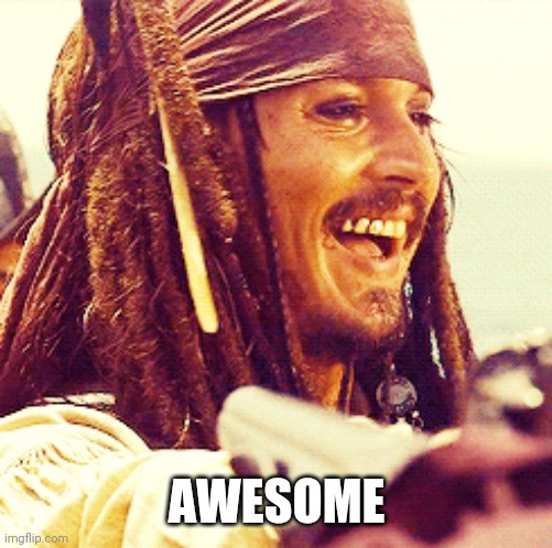 JACK LAUGH | AWESOME | image tagged in jack laugh | made w/ Imgflip meme maker
