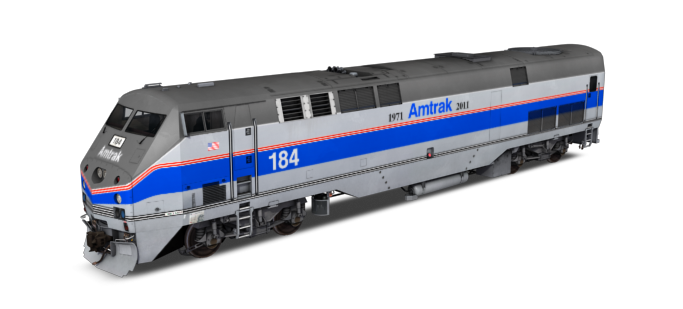 Amtrak 184 (Phase IV Heritage) Blank Meme Template