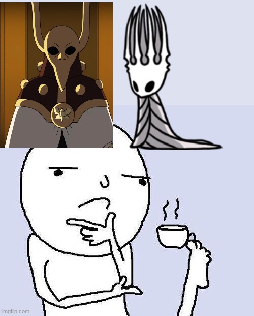 hmm | image tagged in thinking meme,hollow knight,the owl house,theowlhousememes | made w/ Imgflip meme maker