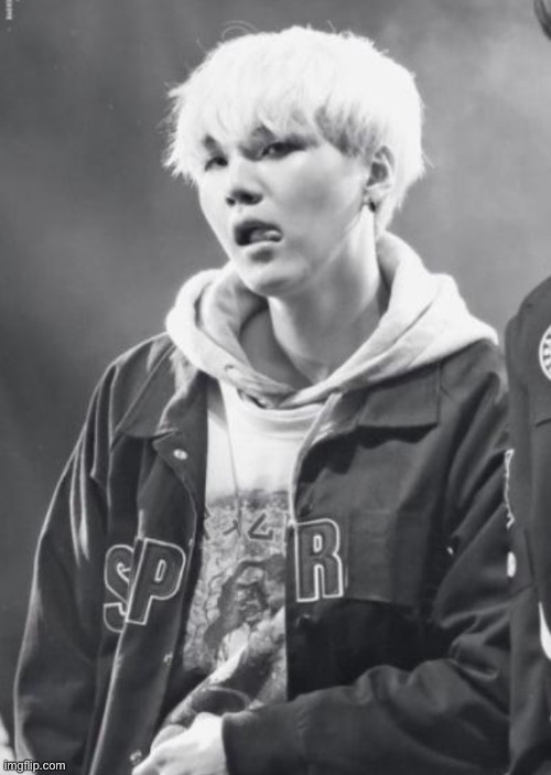 Agust D the tongue technology | made w/ Imgflip meme maker