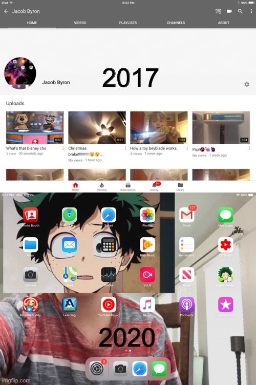 ipads have EVOLVED | 2017; 2020 | image tagged in ipad,2020,2017 | made w/ Imgflip meme maker