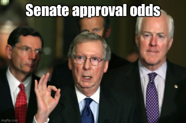 Mitch McConnell Zero | Senate approval odds | image tagged in mitch mcconnell zero | made w/ Imgflip meme maker