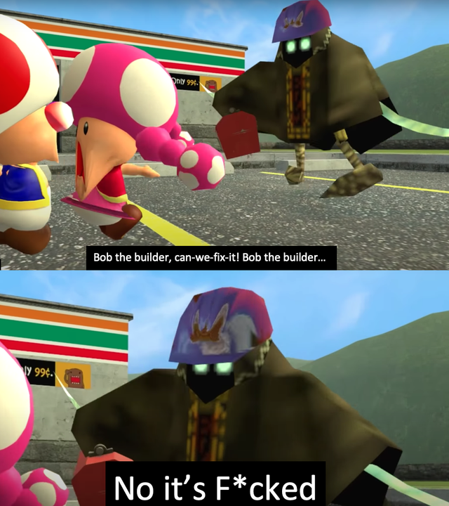 High Quality Bob the builder no it's fucked Blank Meme Template