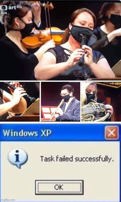 image tagged in task failed successfully | made w/ Imgflip meme maker