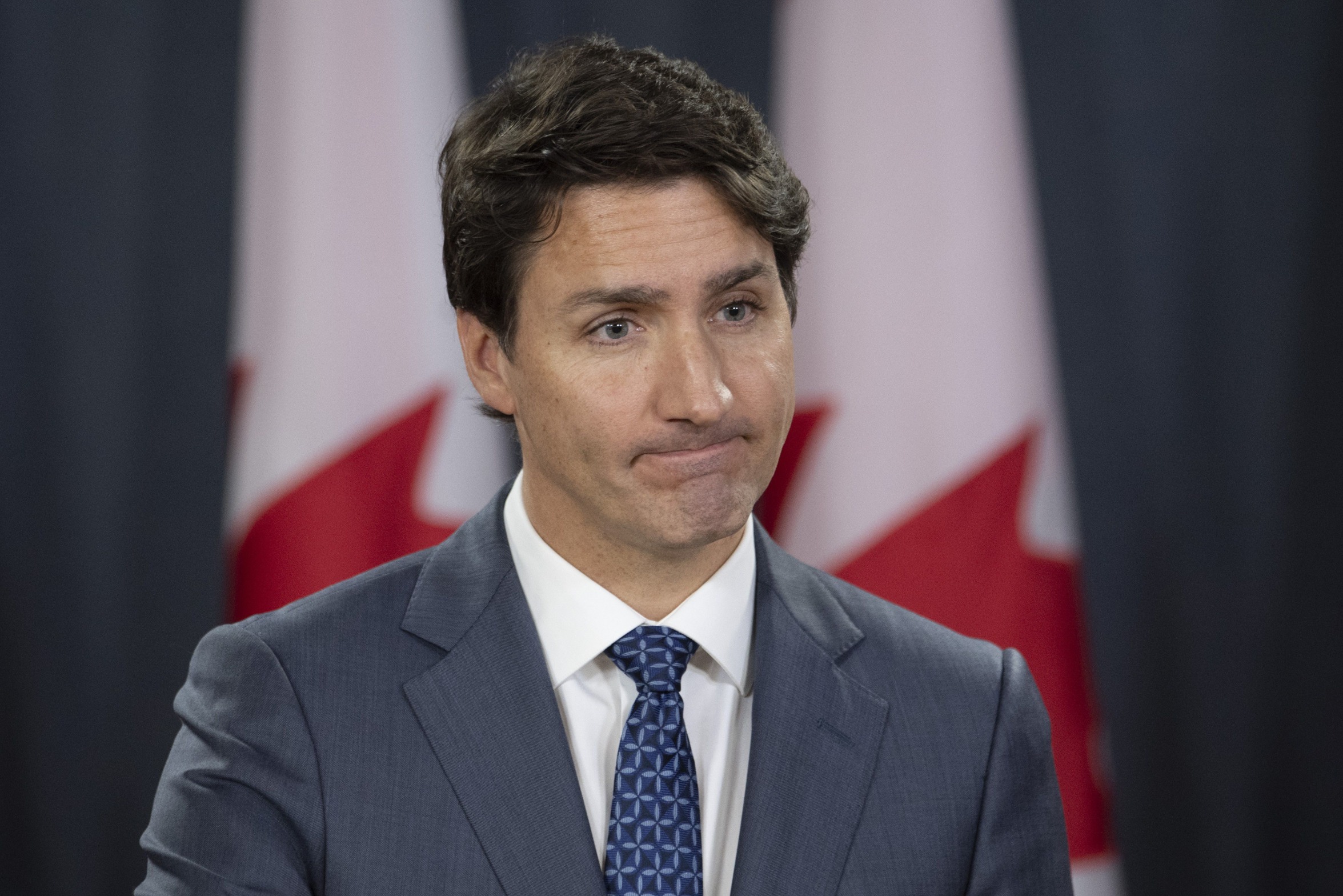 High Quality Angry Justin Trudeau Blank Meme Template